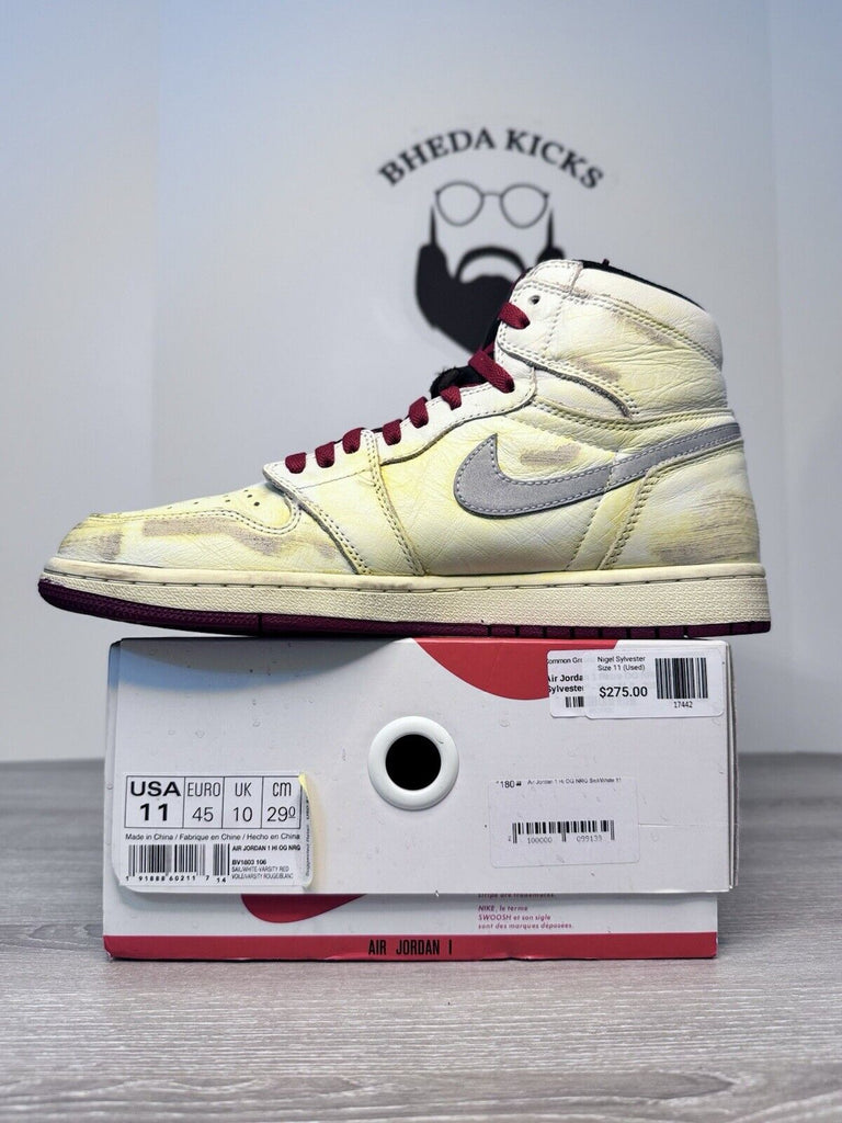 Size 11 - Air Jordan 1 Retro High OG Nigel Sylvester Preowned BV1803-106