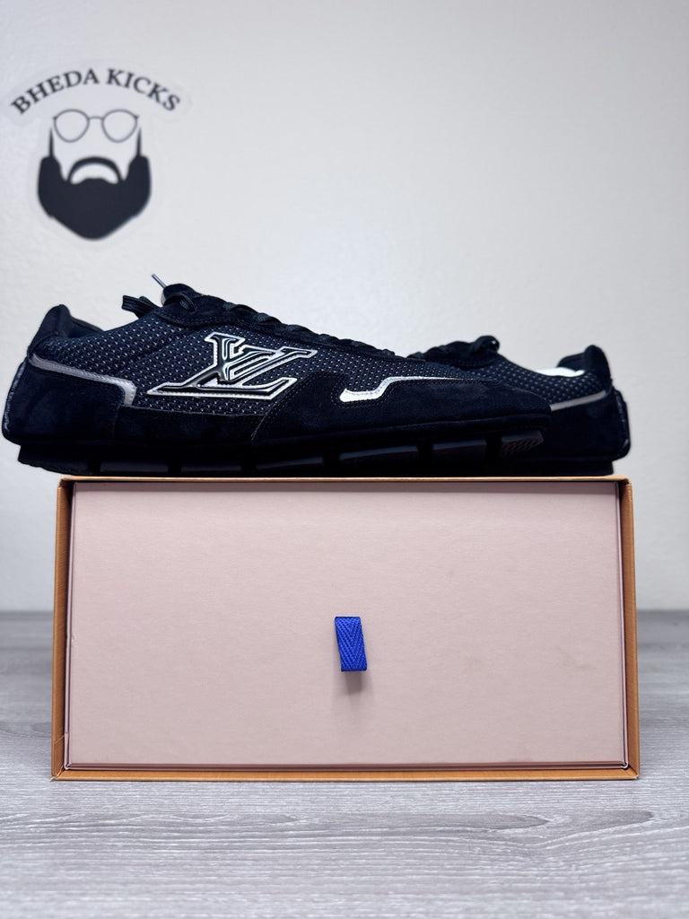 Size 10LV (size 11 US) - Louis Vuitton Rally Sneaker New Release Authentic Black