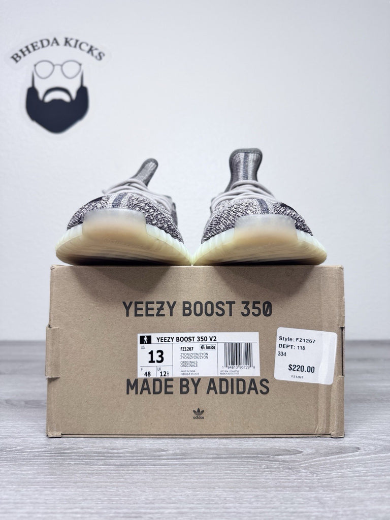 Size 13 - Adidas Yeezy Boost 350 V2 Zyon (FZ1267) Men's Preowned Authentic