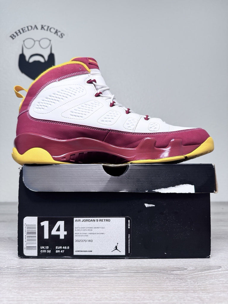 Size 14 - Nike Air Jordan Retro 9 Bentley Crawfish Ellis Shoes 302370-140 Men’s