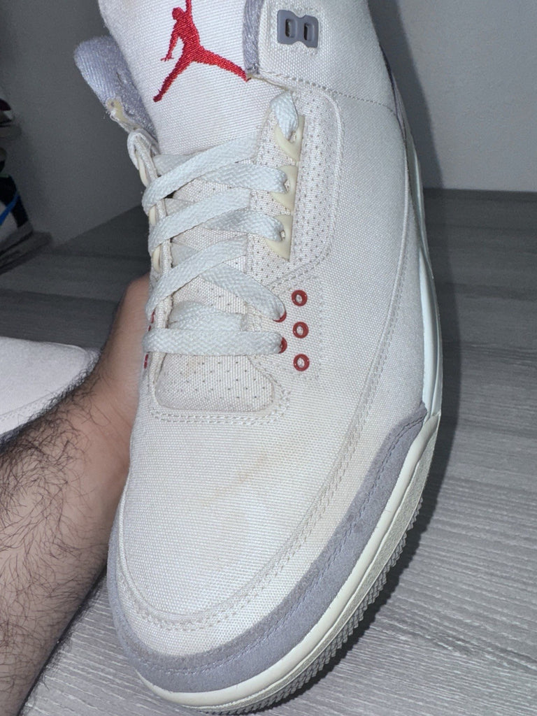 Size 12 - Nike Air Jordan 3 Retro SE 'Muslin' DH7139-100 Preowned Authentic