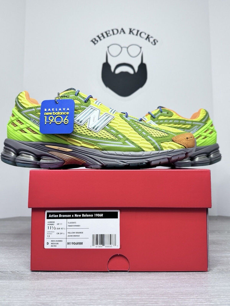 Size 11.5 - Action Bronson x New Balance 1906R Scorpius F&F Baklava M1906RBR