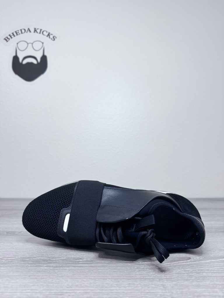 Size 43EU/10 US - Balenciaga Men’s Race Runner Neoprene Black White Sneakers