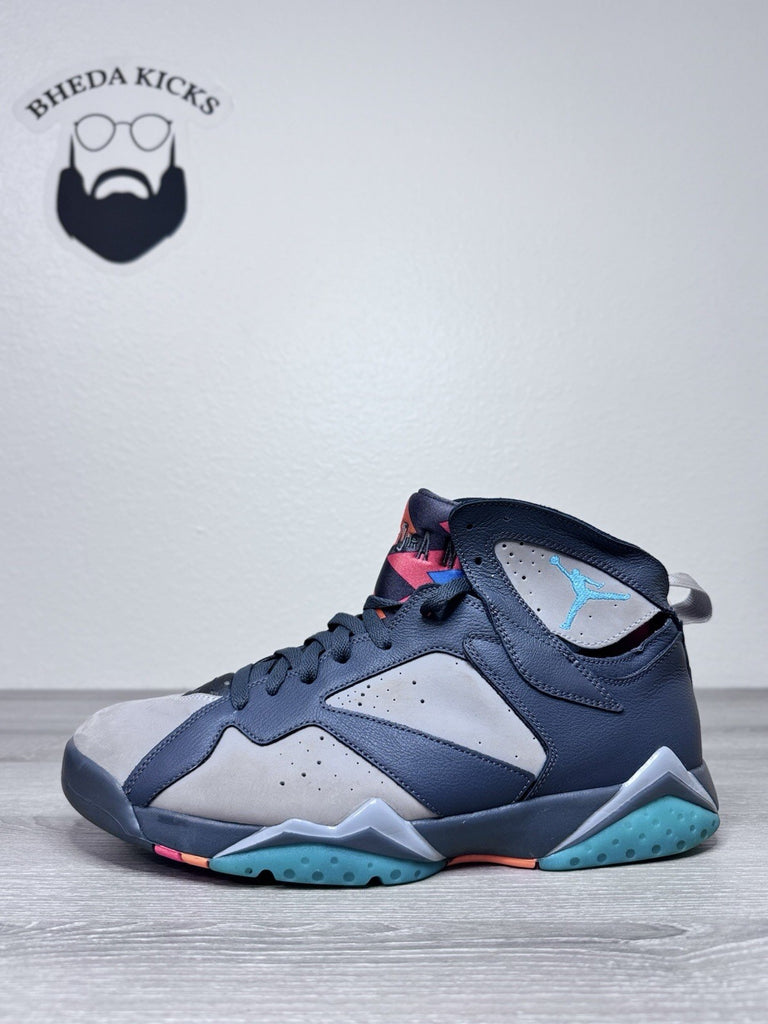 Size 12 - Air Jordan 7 Retro Barcelona Days Grey Suede Leather (304775-016)