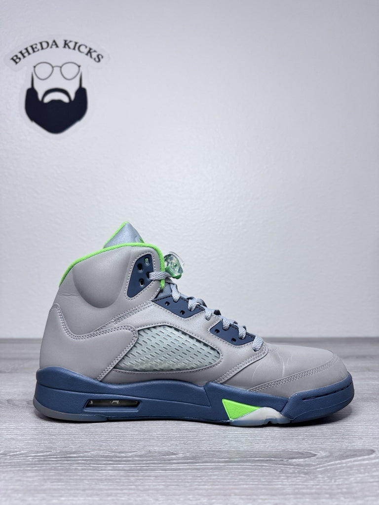 Size 12.5 - Nike Air Jordan 5 Retro Green Bean DM9014-003 Metallic Green 2022