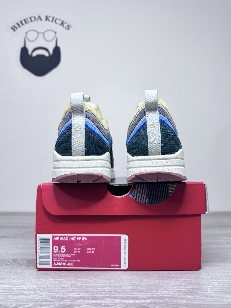 Size 9.5 - Nike Air Max 1/97 Sean Wotherspoon Men’s Preowned AJ4219-400