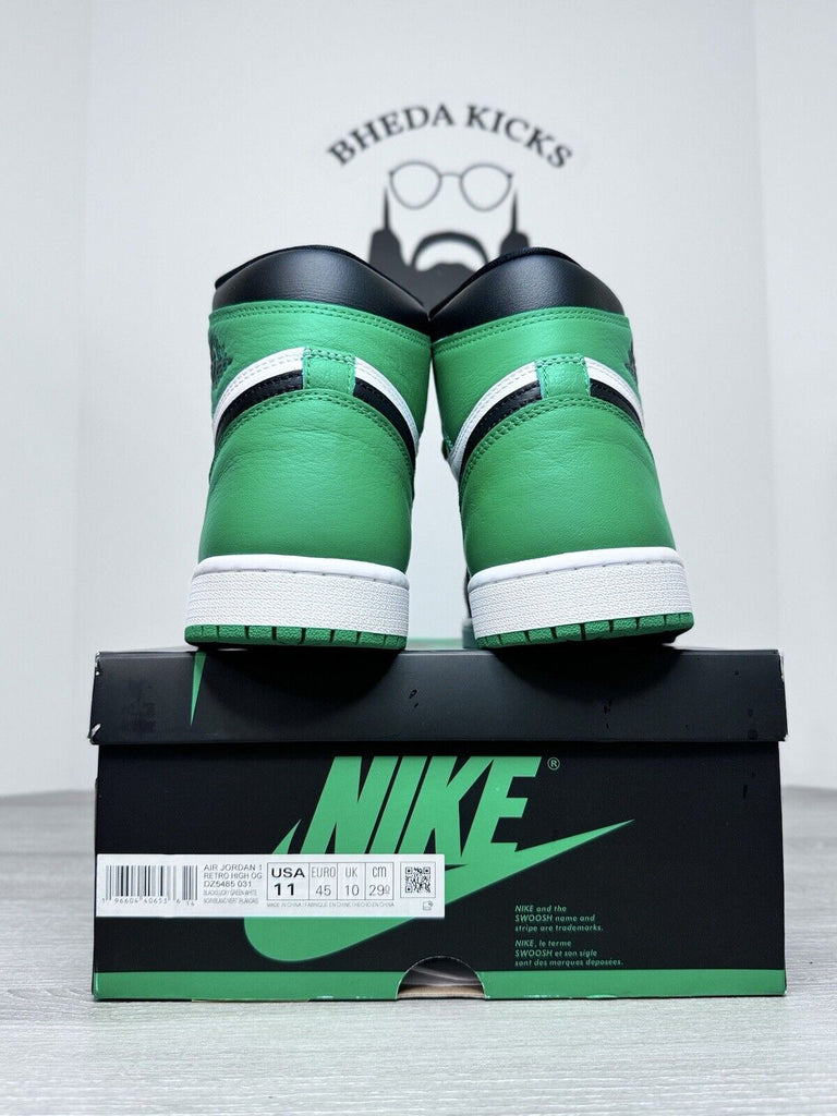 Size 11 - Air Jordan 1 Retro OG High Lucky Green Worn Once DZ5485-031