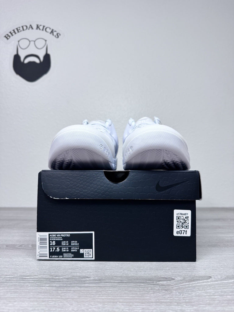 Size 16 - Nike Kobe 8 Protro Halo White FJ9364-100 Basketball Shoes Sneaker New