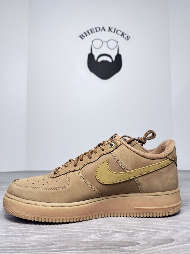 Size 12 - Nike Air Force 1 Low Flax Wheat CJ9179-200 Men's Worn Once Tried On