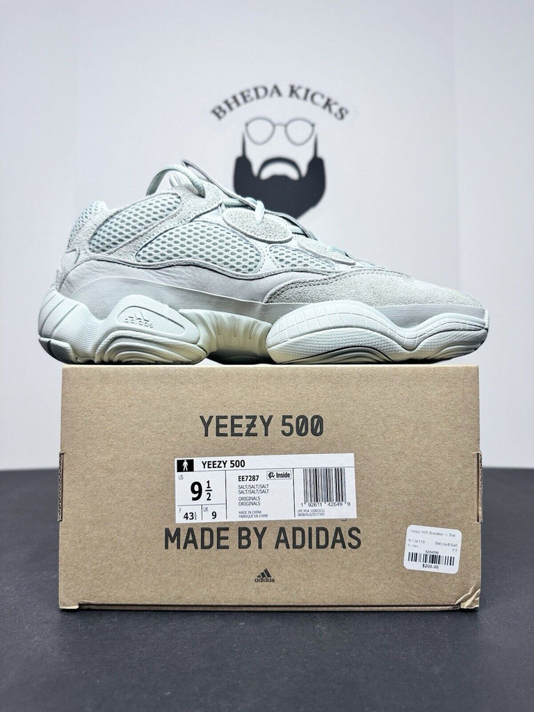 Adidas Yeezy 500 Salt EE7287 Kanye West Suede Sneakers Preowned Men’s Size 9.5