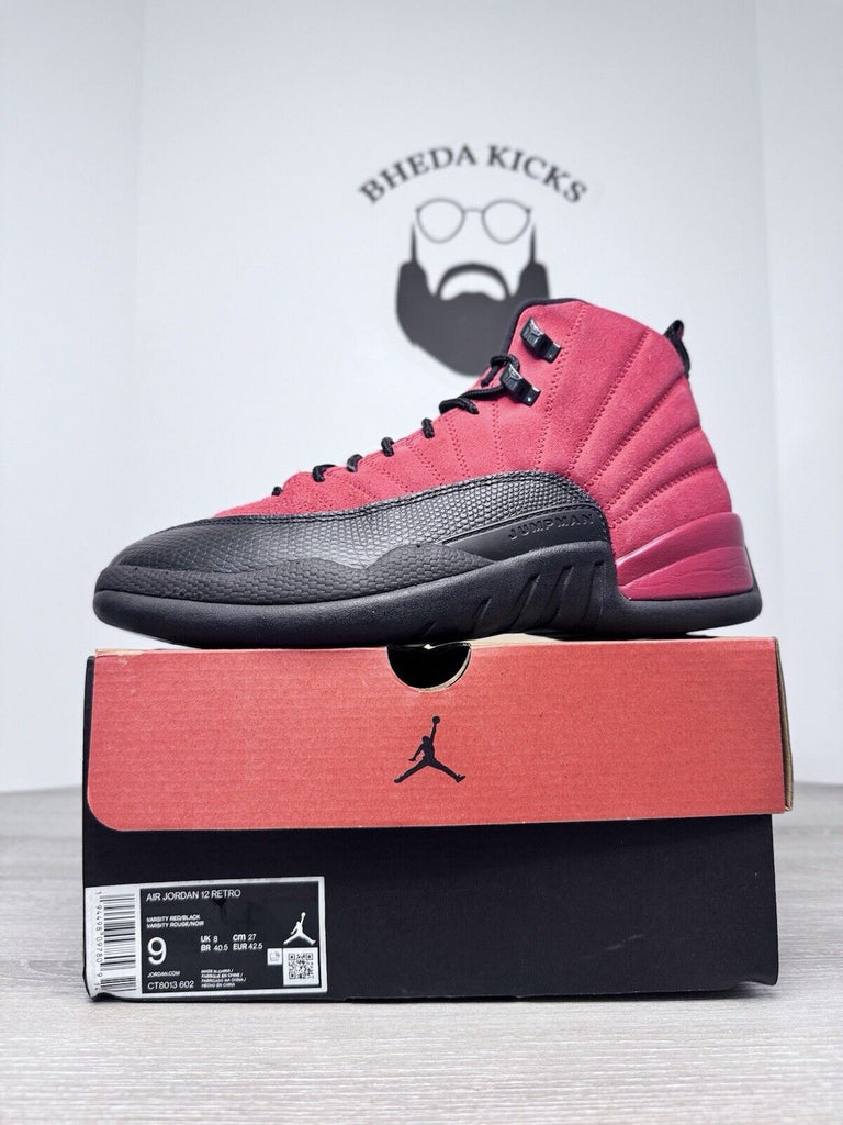 Size 9 - Jordan 12 Retro Reverse Flu Game 2020 Men's CT8013-602 Preowned