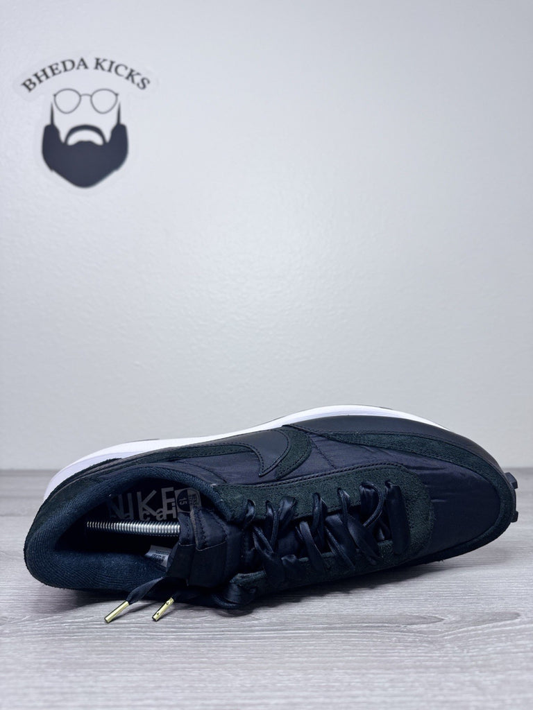 Size 15 - Nike LD Waffle Sacai Black White Nylon Mens BV0073-002 Sneaker OG