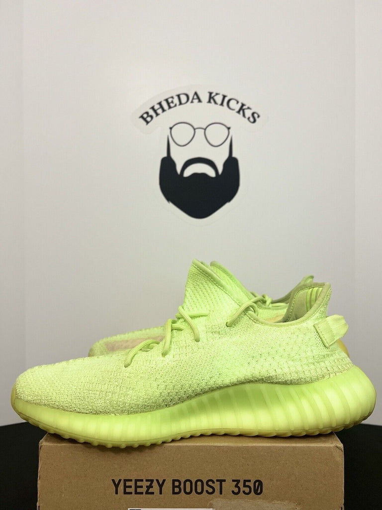 Yeezy Boost 350 v2 GID Glow EG5293 Adidas Og Rare Kanye Preowned Clean Size 14