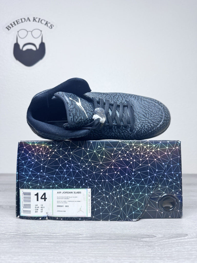 Size 14 - Air Jordan 5 Retro 3Lab5 Elephant Print 599581-003 Preowned Authentic