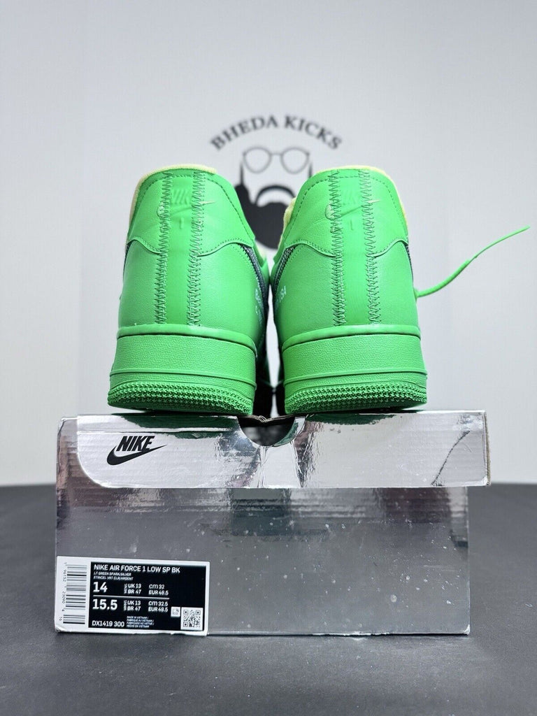 Nike Air Force 1 Low Off-White Brooklyn Green Spark DX1419-300 Men’s Size 14