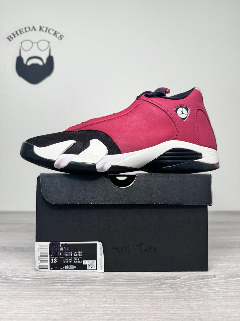 Sizd 13 - Nike Air Jordan Retro 14 Gym Red Toro Men's (487471-006) Preowned