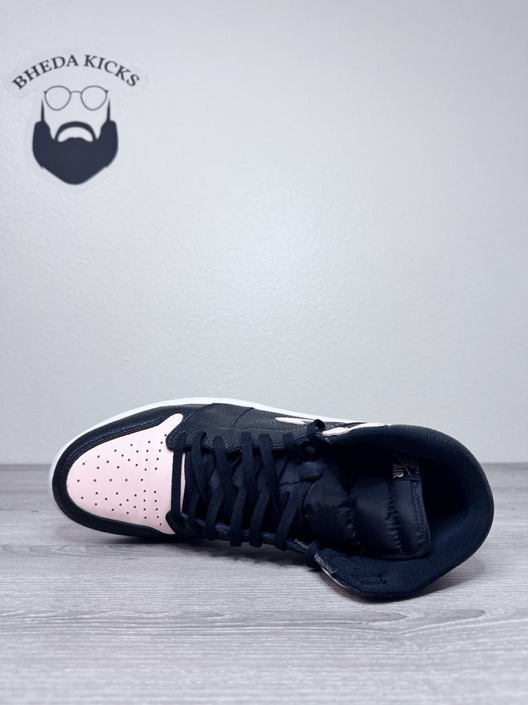 Size 16 - Air Jordan Retro 1 High OG Crimson Tint 555088-081 Black Preowned