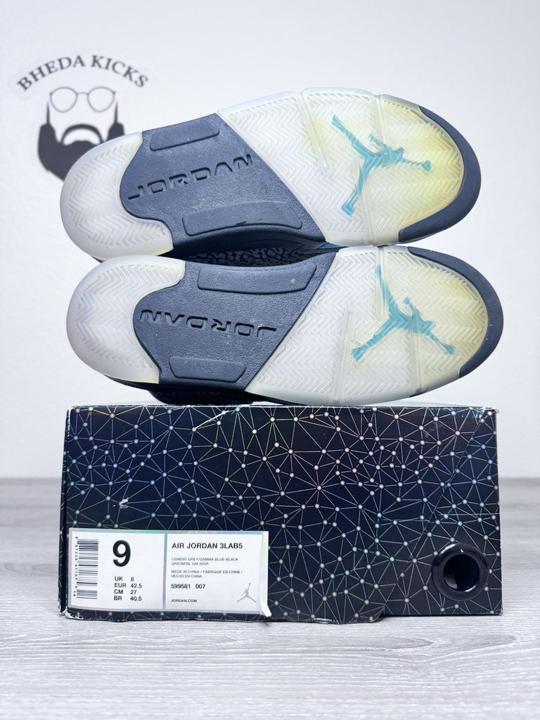 Size 9 - Jordan 5 Retro 3Lab5 2013 599581-007 Preowned Authentic Rare