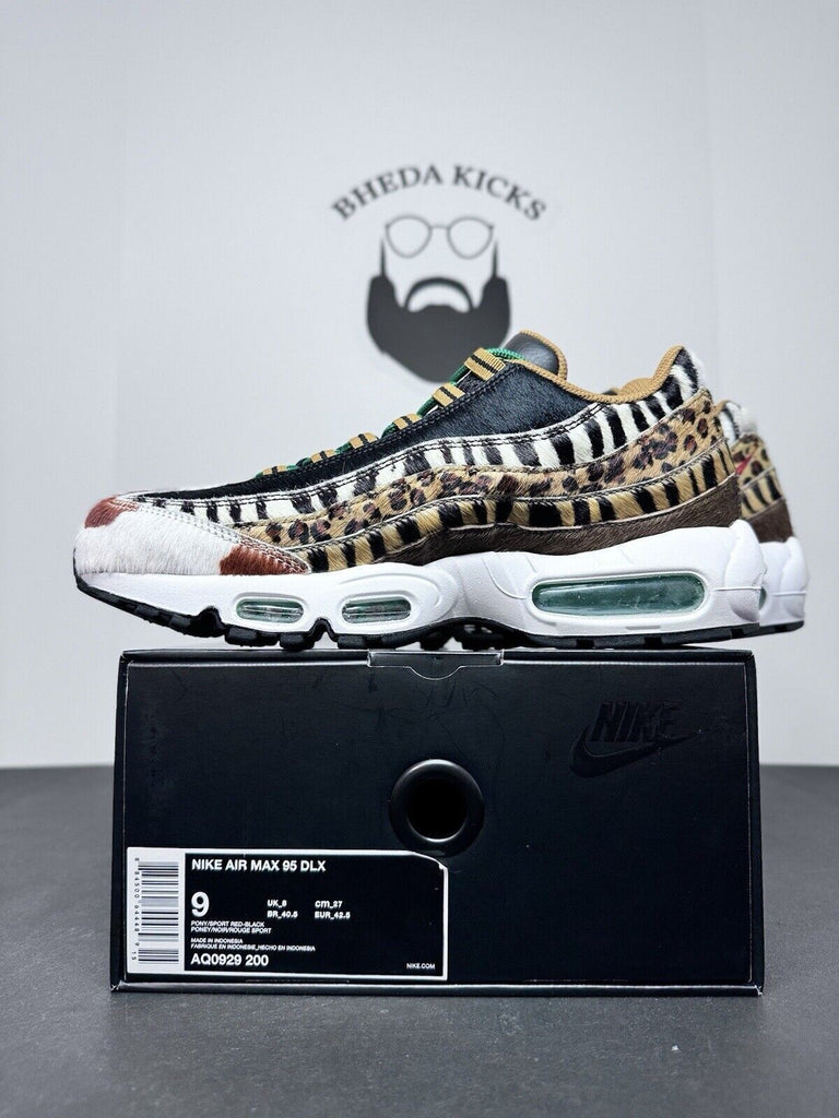 NEW DS Nike Air Max 95 DLX Atmos Animal Pack 2.0 AQ0929-200 Men’s Size 9