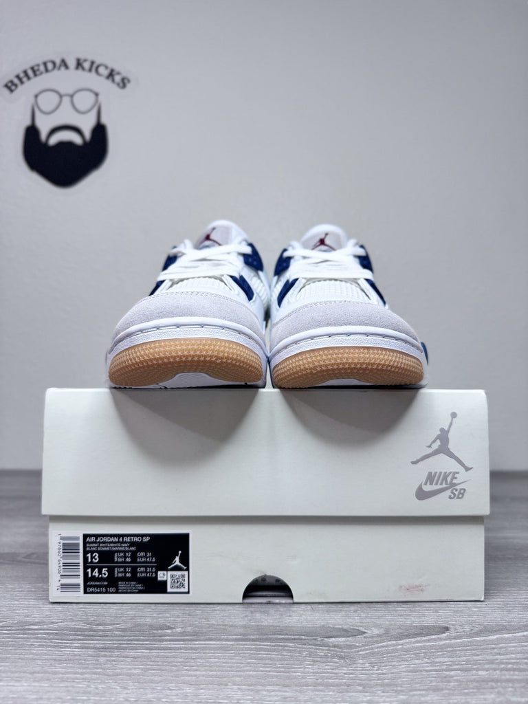 Size 13 - Nike SB x Air Jordan 4 Retro SP Navy DR5415-100 NEW DS