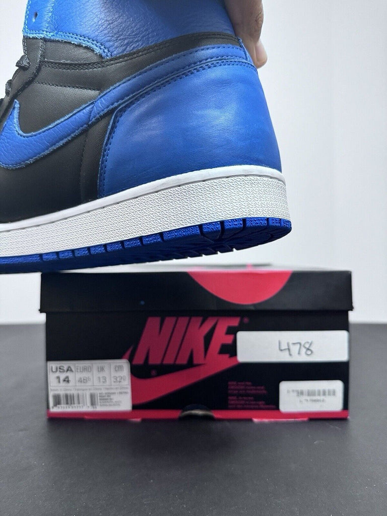 Nike Air Jordan 1 Retro High OG 2017 Royal Blue Black 555088-007 Men’s Size 14