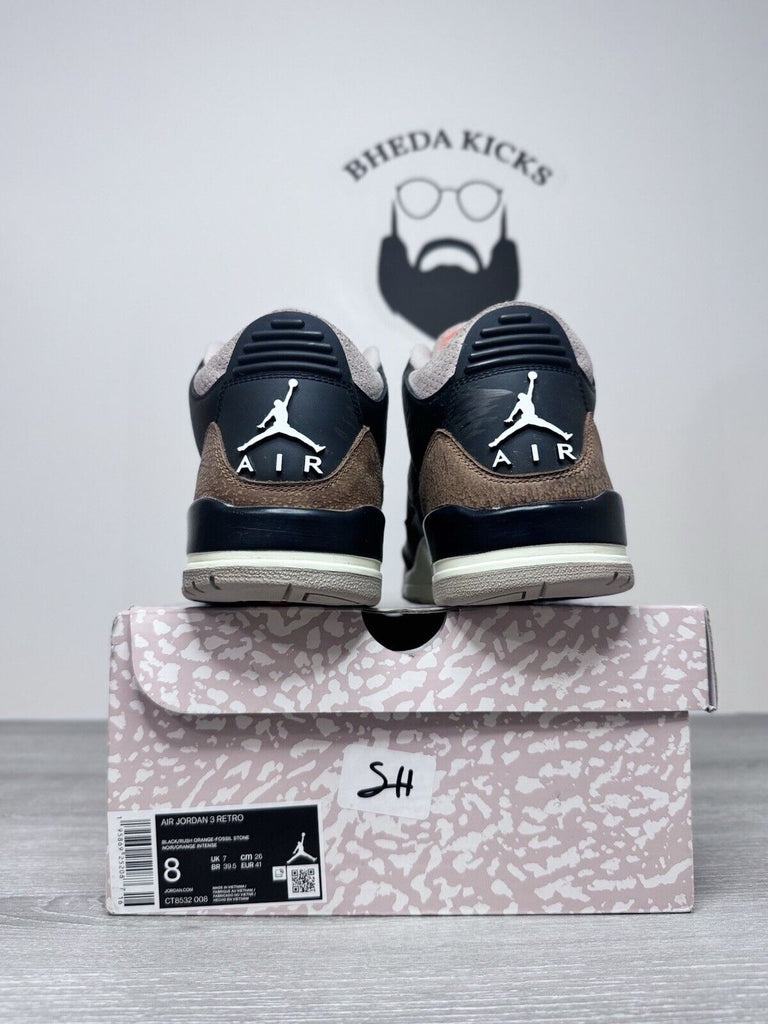 Size 8 - Nike Air Jordan 3 Retro “Desert Elephant” CT8532-008 Men's Preowned