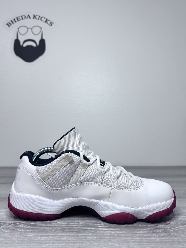 Size 8 - Nike Air Jordan 11 Retro Low Cherry Bottom 2012 528895-101 Red White