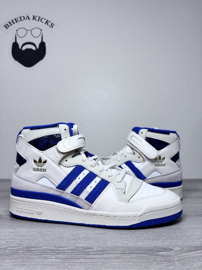 Size 14 - Adidas Forum 84 High "Cloud White Royal Blue" Men's FZ6300 Brand New