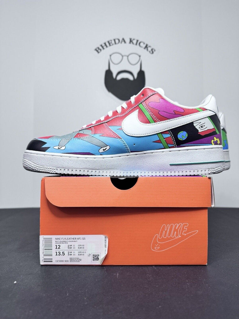 Nike Air Force 1 Low x Ruohan Wang Multi-Color 2020 CZ3990 900 Men's Size 12