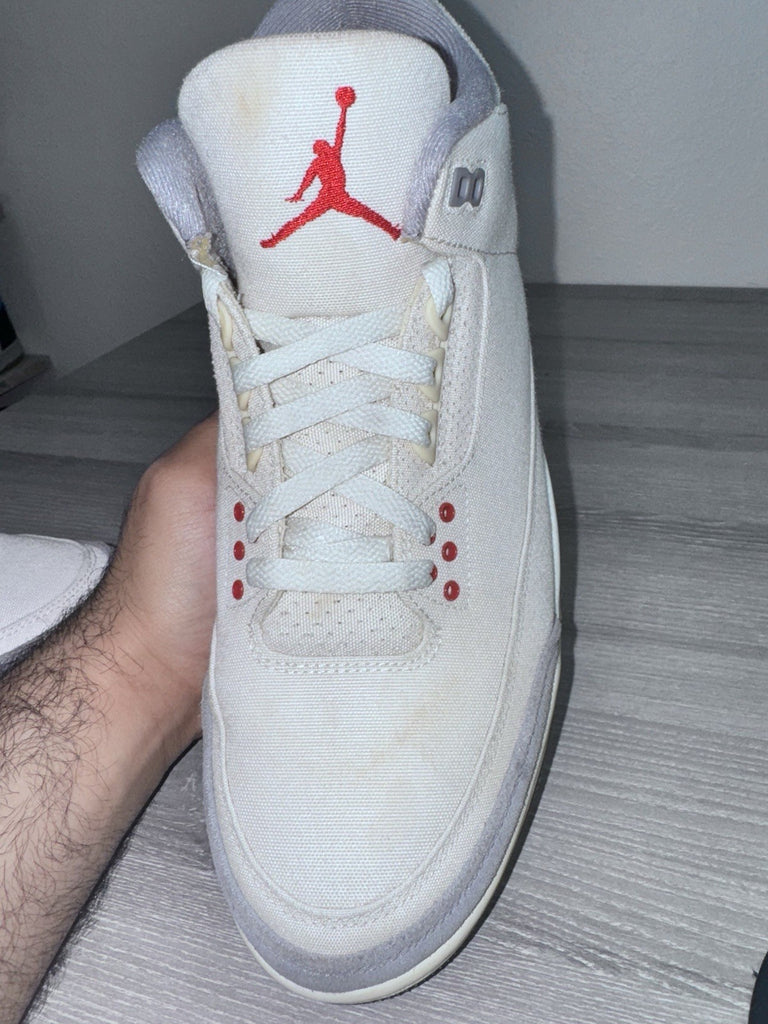 Size 12 - Nike Air Jordan 3 Retro SE 'Muslin' DH7139-100 Preowned Authentic