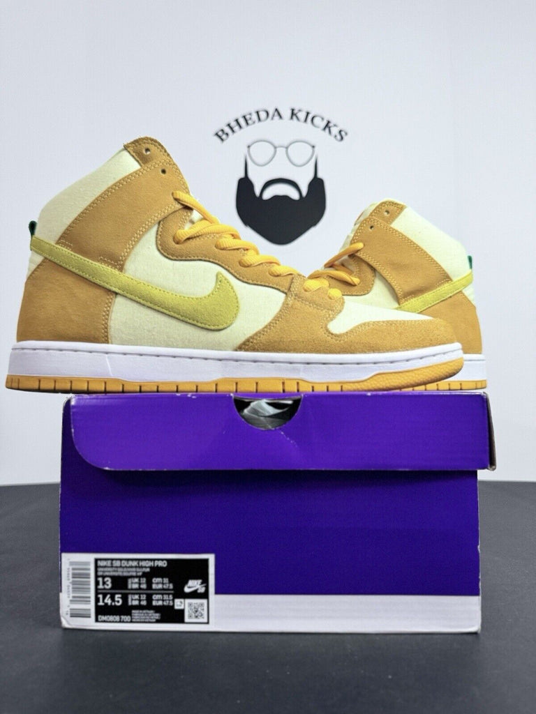 Nike SB Dunk High Pineapple DM0808-700 Preowned Og Authentic Men’s Size 13