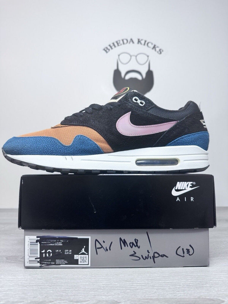 Size 13 - Nike Air Max 1 Premium SWIPA DE’AARON FOX CJ9746-001 Preowned