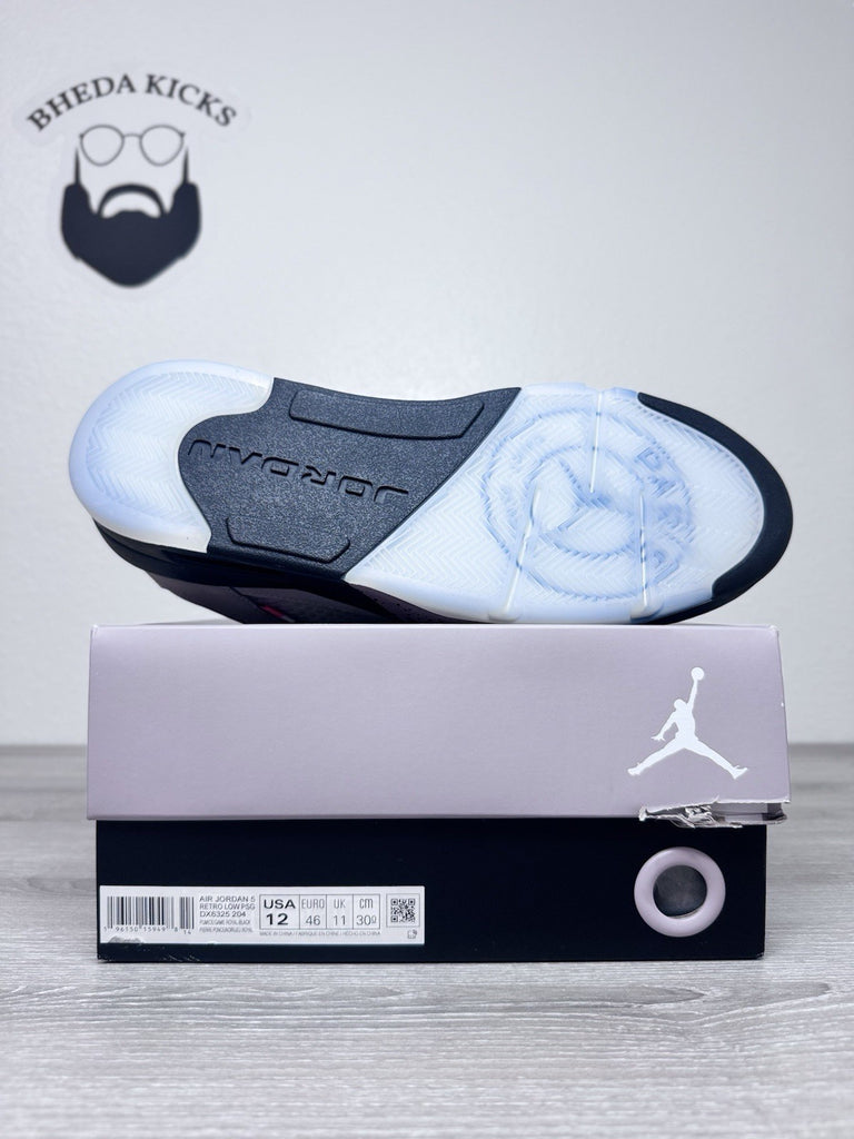 Size 12 - Nike Air Jordan 5 Retro Low x Paris Saint-Germain (DX6325-204) NEW DS