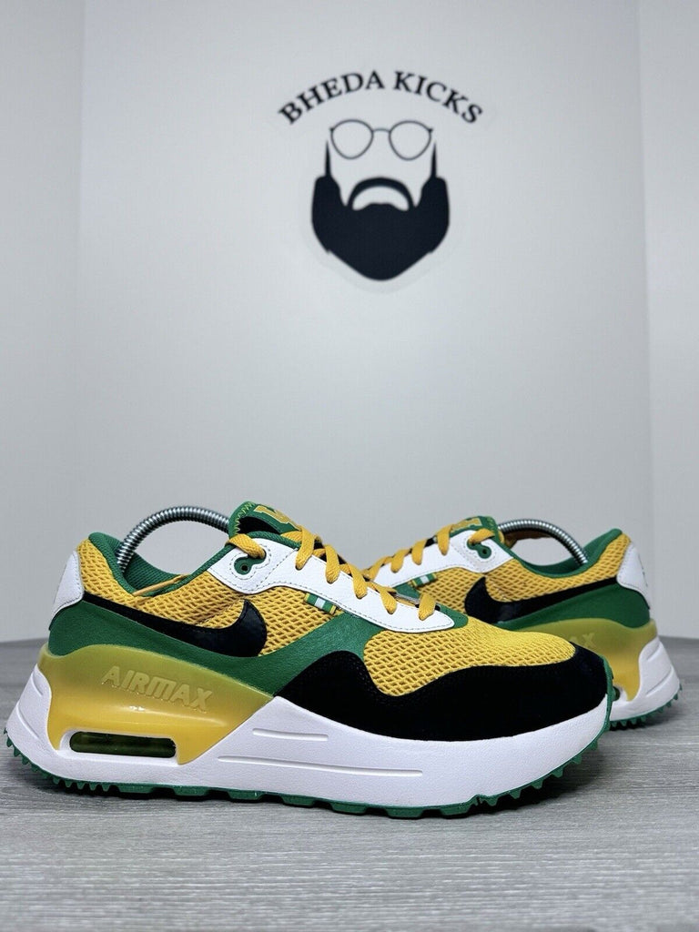 Size 9 - Nike Air Max SYSTM 'Oregon' Shoes Sneakers Yellow Green DZ7738-700 DS