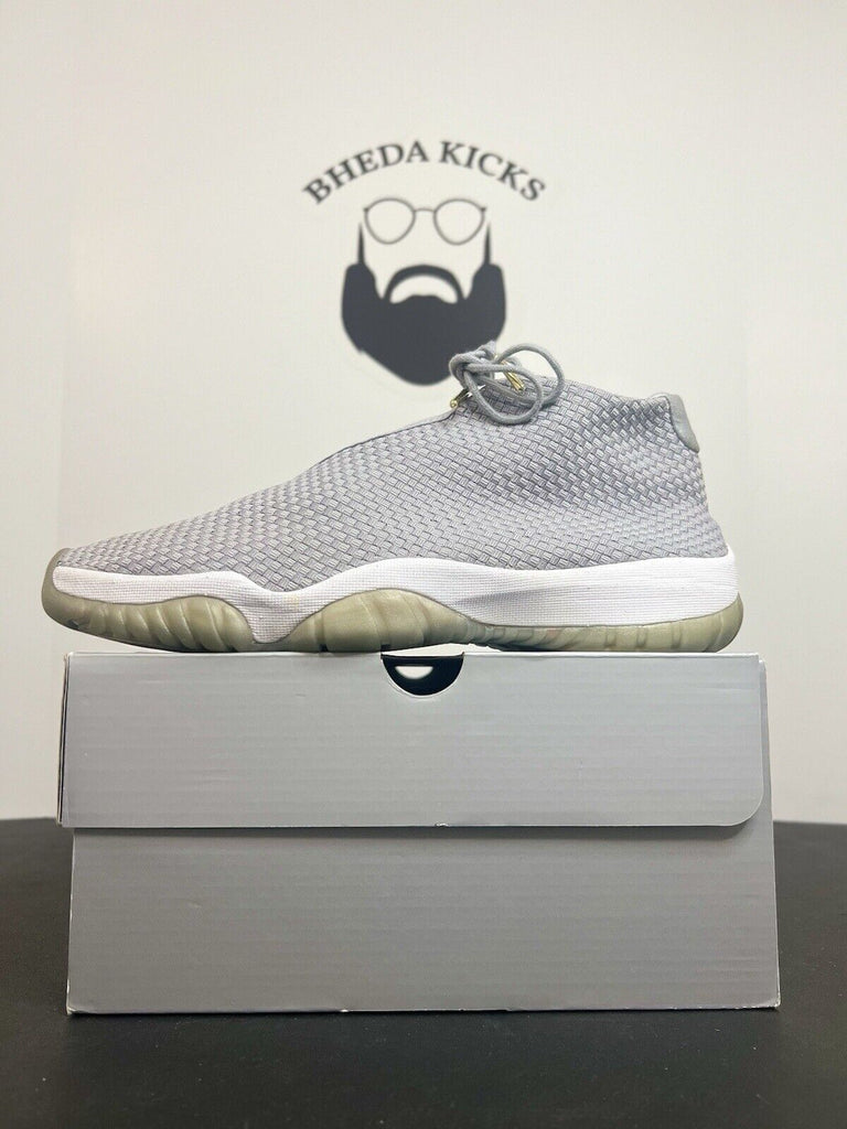 Nike Air Jordan Future Wolf Grey 656503–004 White Gray Preowned Men’s Size 12