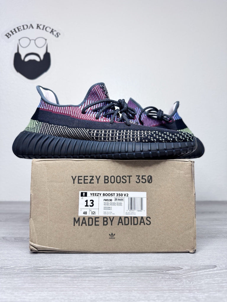 Size 13 - adidas Yeezy Boost 350 V2 Yecheil Non-Reflective FW5190 NEW DS