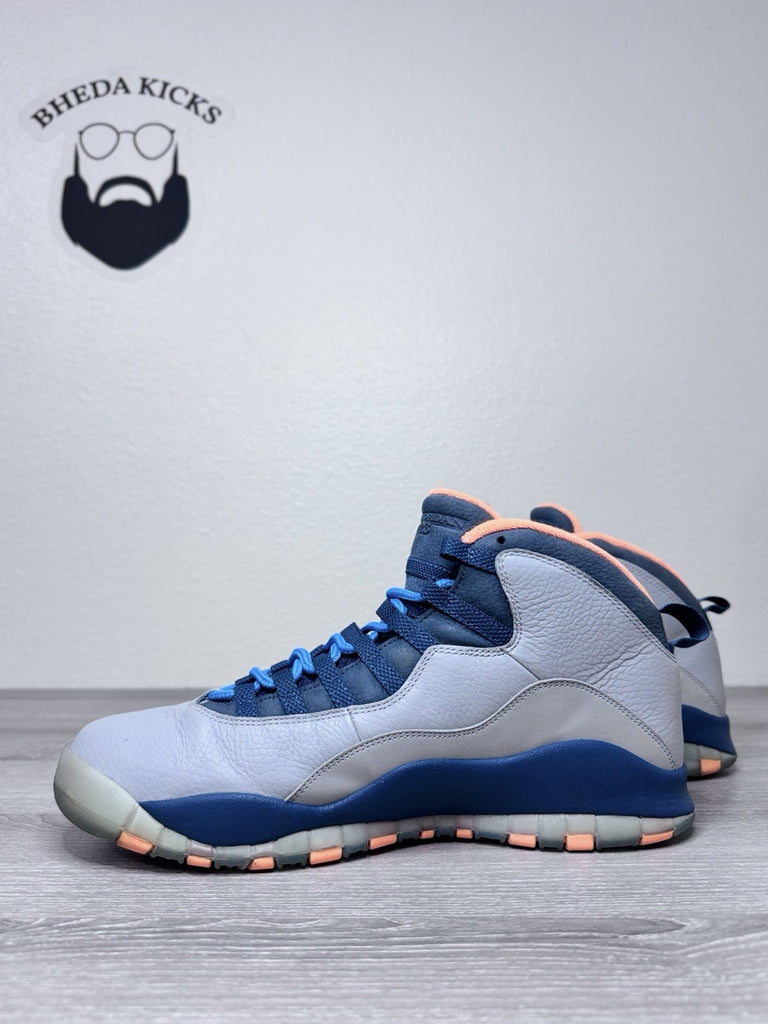 Size 12 - Nike Air Jordan 10 Retro Bobcats 2014 310805-026 Grey Men's Sneakers