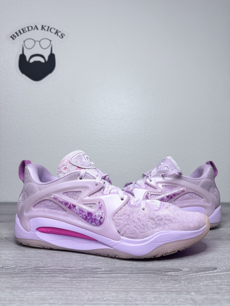 Size 15 - Nike KD15 NRG Low Aunt Pearl Pink Basketball Shoes DQ3851-600 Men