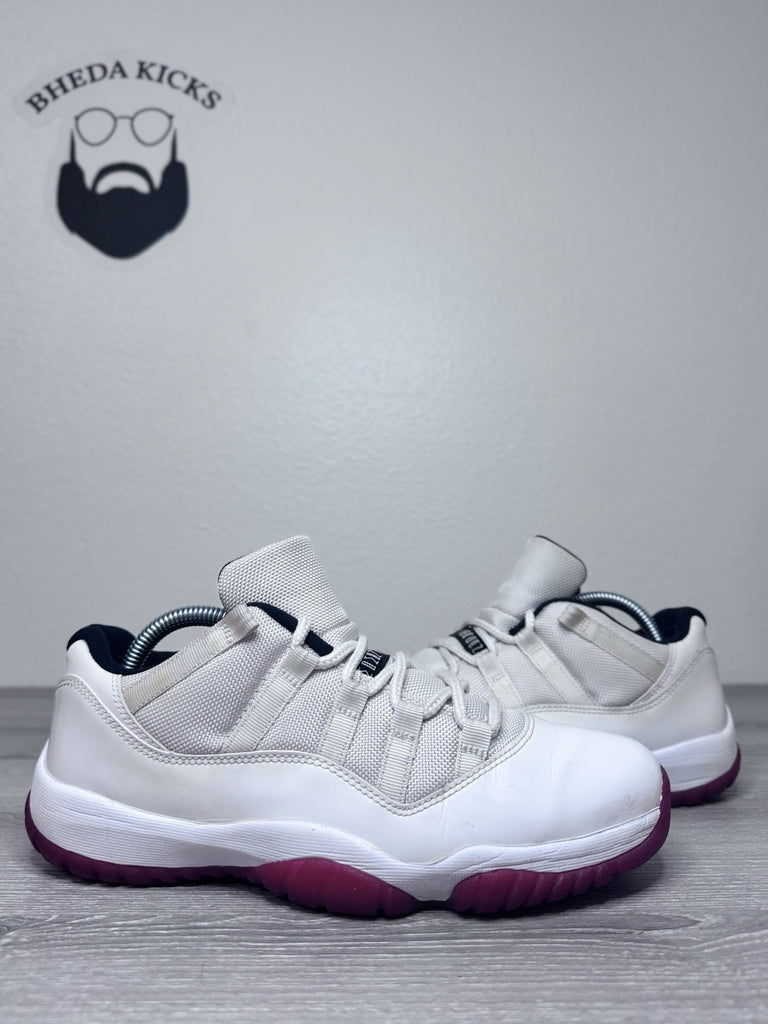 Size 8 - Nike Air Jordan 11 Retro Low Cherry Bottom 2012 528895-101 Red White
