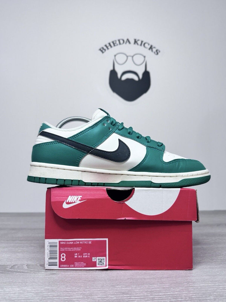 Size 8 - Nike Dunk Low SE Lottery Pack Malachite Preowned DR9654-100 Og