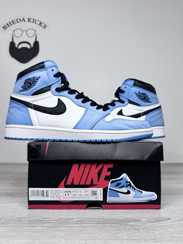 Size 11.5 - Air Jordan 1 Retro High OG University Blue UNC 2021 555088-134