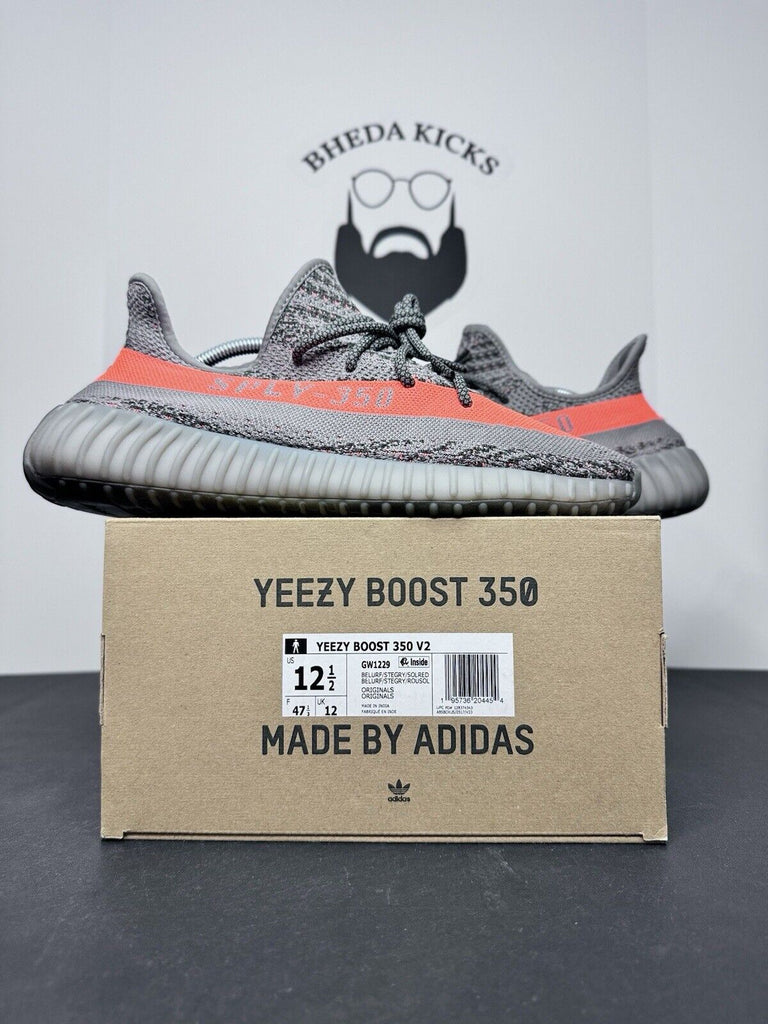 Adidas Yeezy Boost 350 V2 Low Beluga Reflective GW1229 Preowned Men’s Size 12.5