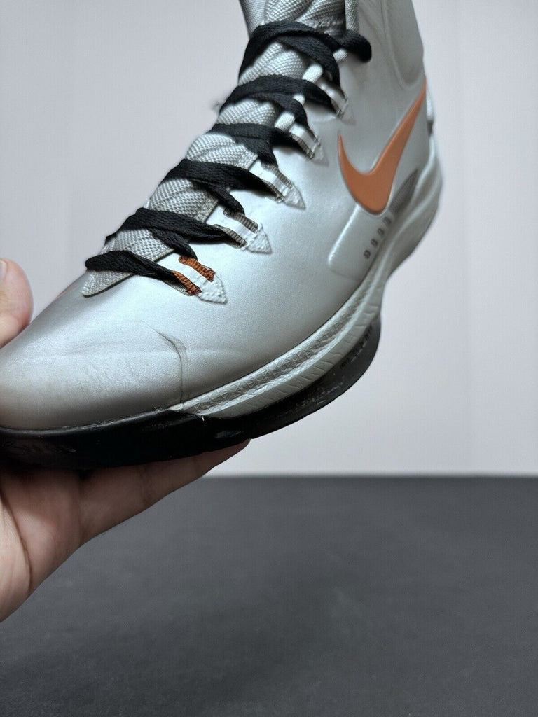 Nike Zoom KD V Texas Metallic Silver Desert Orange Sport Grey 554988-002 Size 11