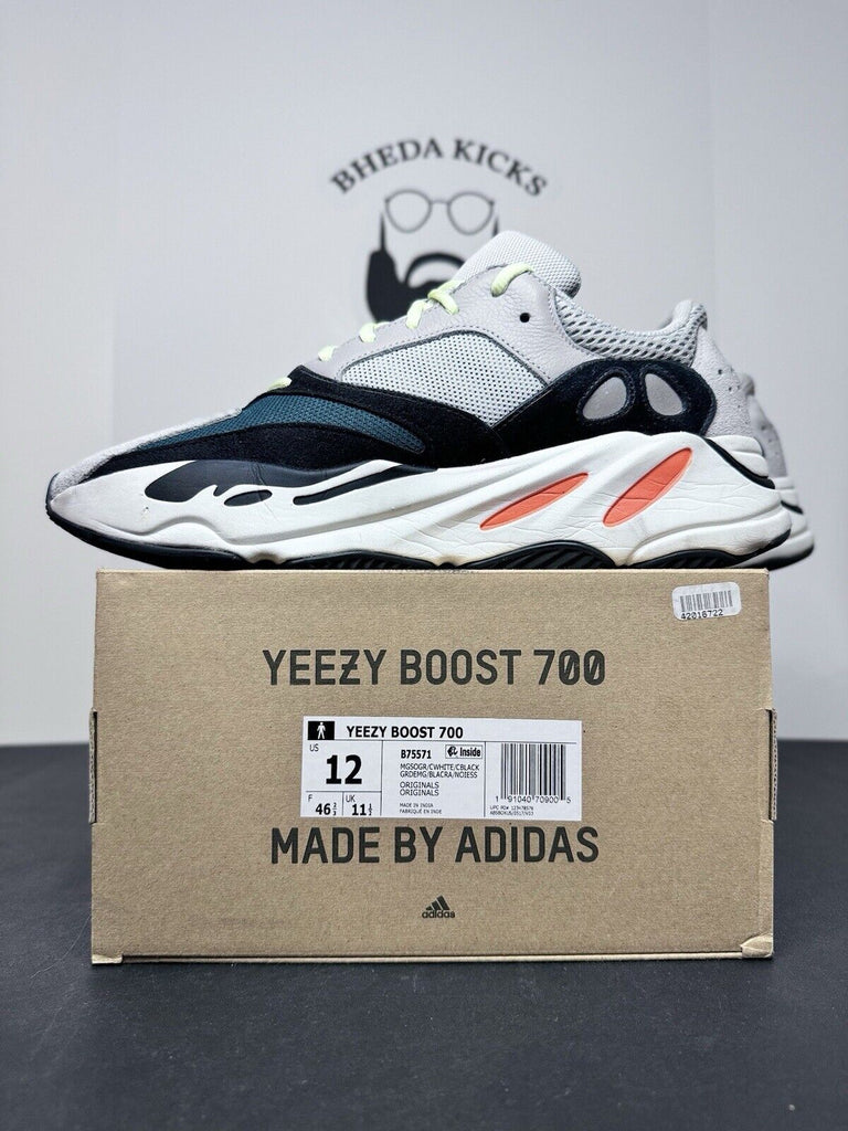 Adidas Yeezy Boost 700 Low Wave Runner B75571 OG Preowned Authentic Size 12