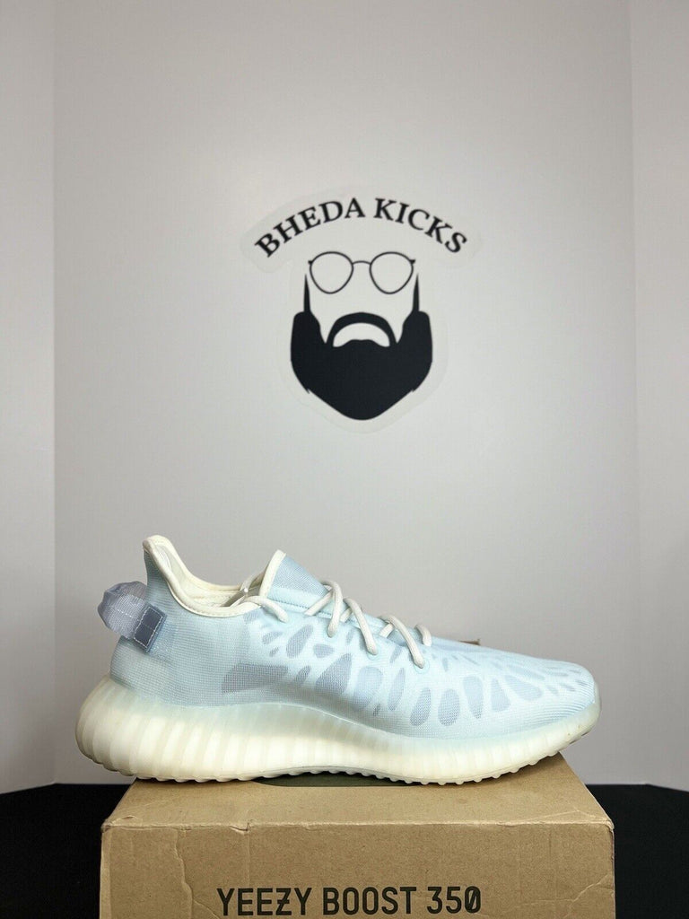 Adidas Yeezy Boost 350 V2 Mono Ice 2021 GW2869 Preowned Og Men’s Size 11.5