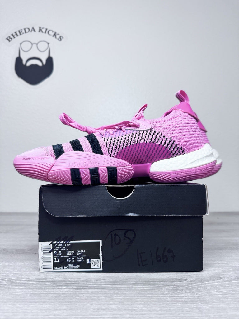Size 10.5 - Adidas Trae Young 2 Pink Trap House Men's Basketball Shoes IE1667