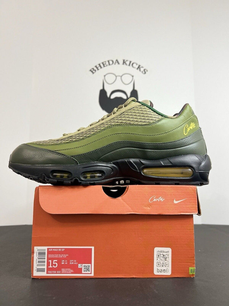 Nike Air Max 95 SP Corteiz Gutta Green FB2709-300 Preowned Rare Men’s Size 15