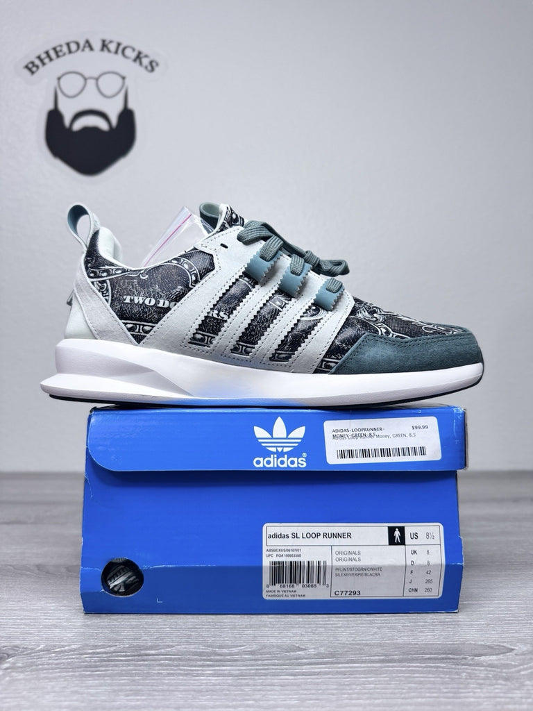 Size 8.5 - Wish X Adidas SL Loop Runner Independent Currency C77293 Brand New