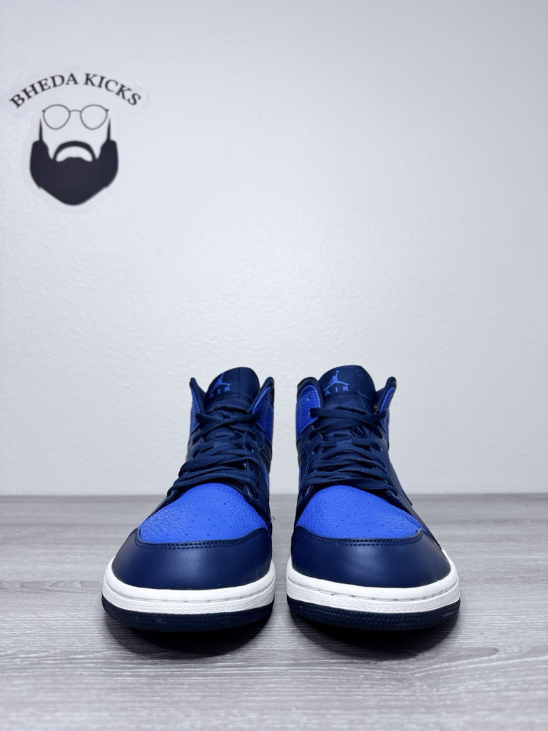 Size 16 - Nike Air Jordan 1 Mid Obsidian Game Royal 2018 554724-412