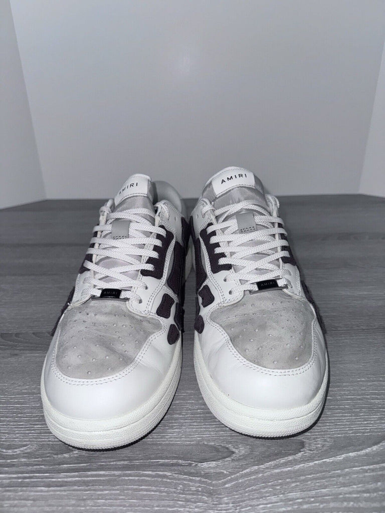 Size 45 EU (12M) - Amiri Skel Top Low Birch Brown Preowned Authentic CLEAN